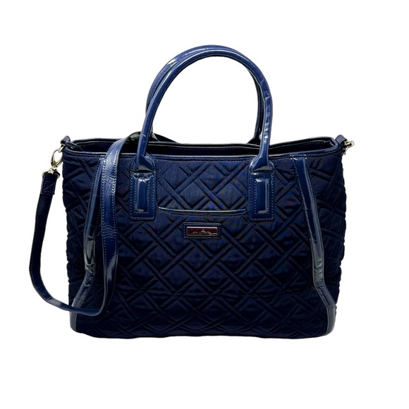 Vera Bradley Handbags - Vera Bradley Blue Quilted Tote Crossbody